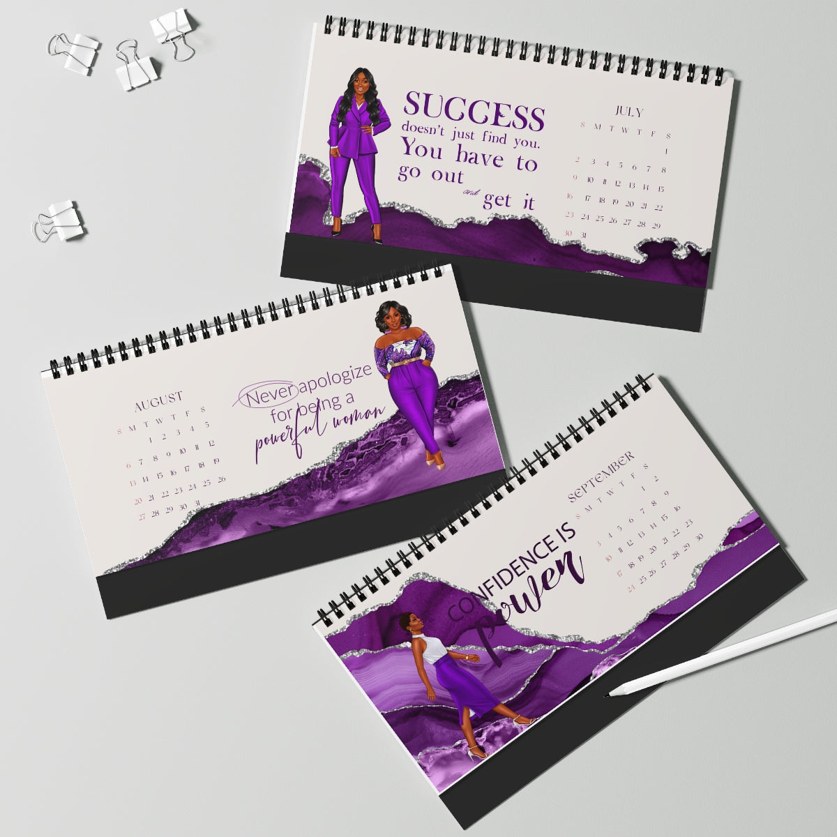 Motivation Desk Calendar