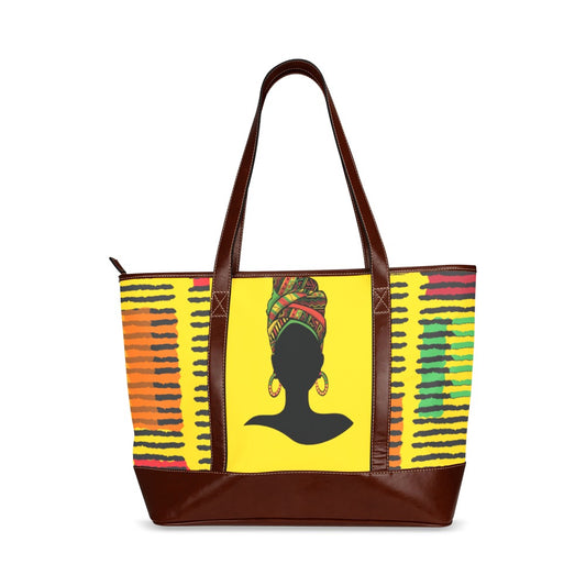 African Lady Handbag Tote