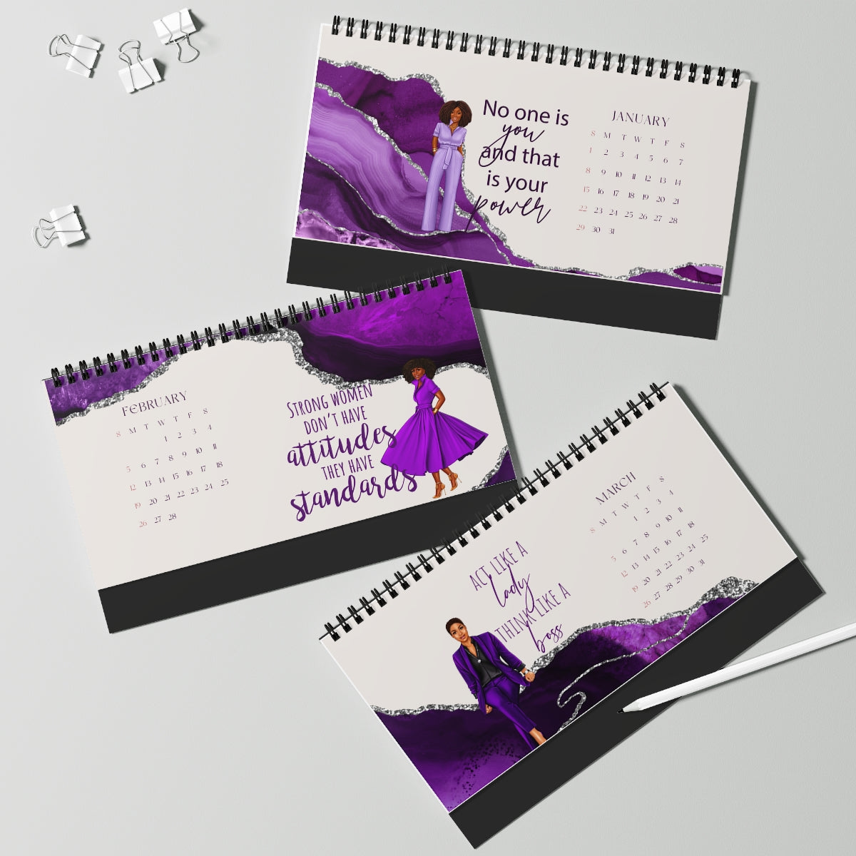 Motivation Desk Calendar